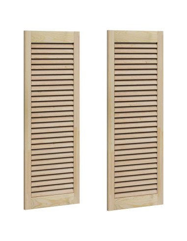 Porta per Armadio con porta 2 pcs Naturale 110 x 2,1 x 39,5 cm