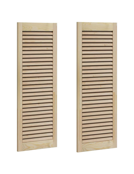 Porta per Armadio con porta 2 pcs Naturale 110 x 2,1 x 39,5 cm