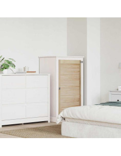 Porta per Armadio Naturale 110 x 2,1 x 59,5 cm Pino massello 2