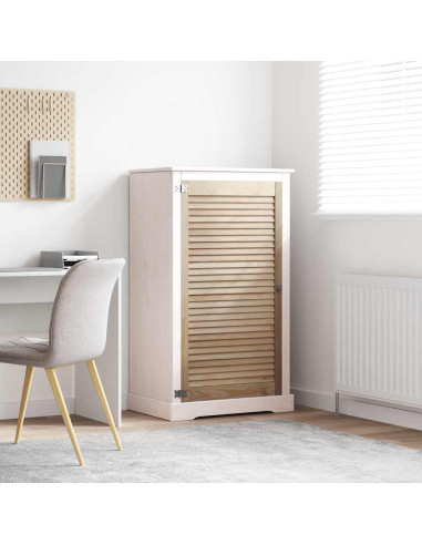 Porta per Armadio Naturale 110 x 2,1 x 59,5 cm Pino massello