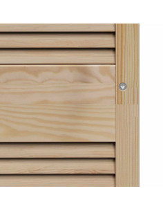 Porta per Armadio Naturale 140.5 x 2 x 59.5 cm Pino massello 2