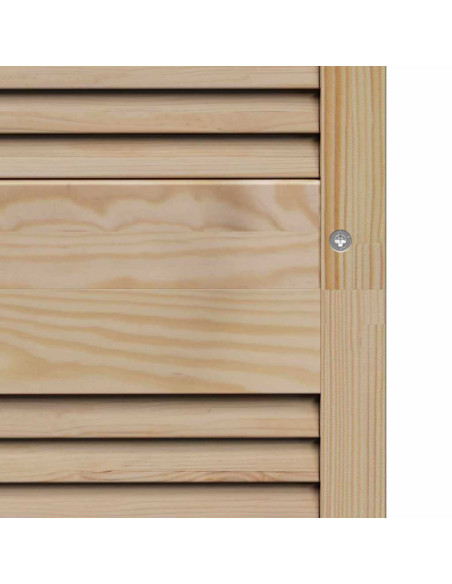 Porta per Armadio con porta 2 pcs Naturale 140.5 x 2 x 59.5 cm