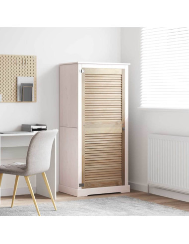 Porta per Armadio Naturale 140,5 x 2,1 x 59,5 cm Pino massello
