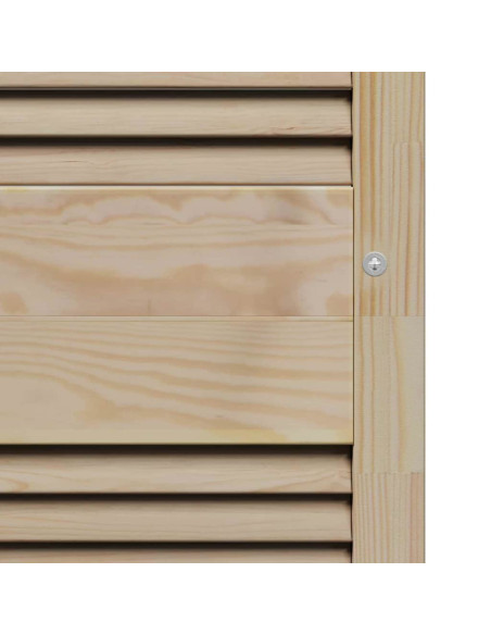 Porta per Armadio Naturale 170 x 2,1 x 39,5 cm Pino massello