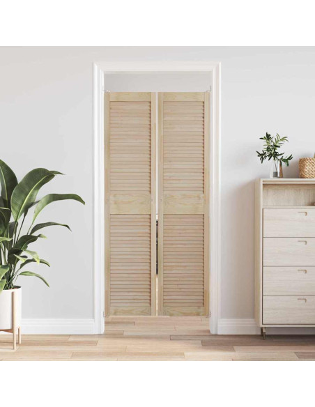 Porte per Armadi Altro 2 pcs Marrone 170 x 39.5 x 2.1 cm