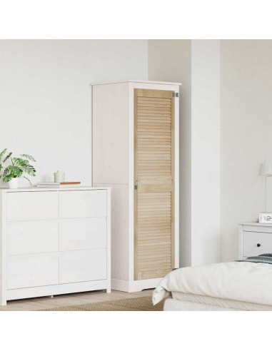 Porta per Armadio Naturale 170 x 2,1 x 49,5 cm Pino massello