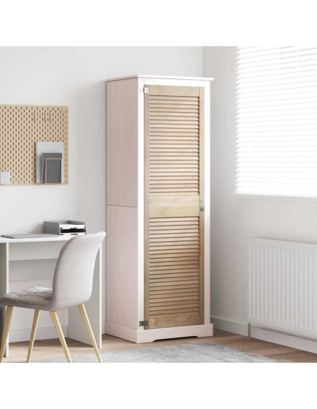 Porta per Armadio Naturale 170 x 2,1 x 49,5 cm Pino massello