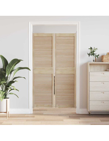 Porta per Armadio con porta 2 pcs Naturale 170 x 2,1 x 49,5 cm