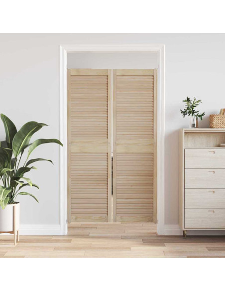 Porte per Armadi Altro 2 pcs Marrone 170 x 49.5 x 2.1 cm