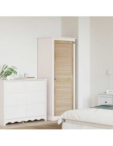 Porta per Armadio Naturale 170 x 2,1 x 59,5 cm Pino massello