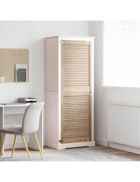 Porta per Armadio Naturale 170 x 2,1 x 59,5 cm Pino massello