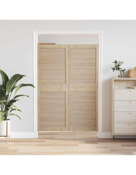 Porte per Armadi Altro 2 pcs Marrone 170 x 59.5 x 2.1 cm