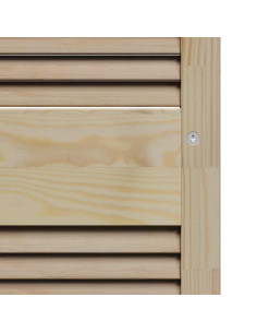 Porta per Armadio con porta 2 pcs Naturale 201 x 2,1 x 39,5 cm 2