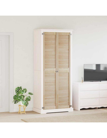Porte per Armadi Altro 2 pcs Marrone 201 x 39.5 x 2.1 cm