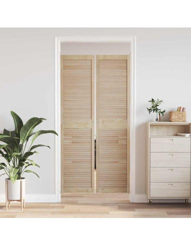 Porta per Armadio con porta 2 pcs Naturale 201 x 2,1 x 49,5 cm