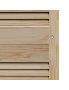Porta per Armadio con porta 2 pcs Naturale 201 x 2,1 x 59,5 cm 2
