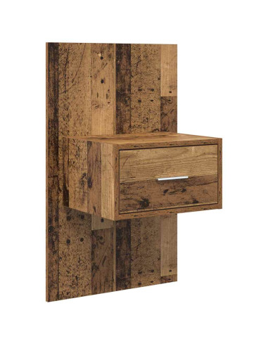 Armadio da Notte 2 pcs Legno vecchio 50 x 32,5 x 80cm