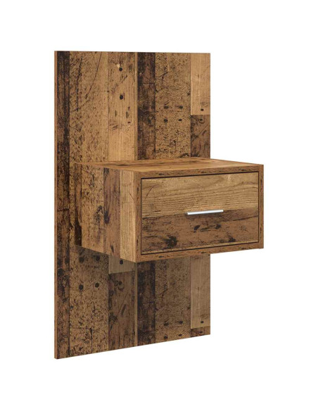 Armadietto per letto 2 pcs Legno vecchio 48.5 x 32.5 x 80 cm