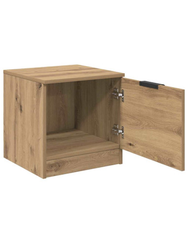 Armadietto per letto 2 pcs Rovere artigianale 40 x 39 x 40cm