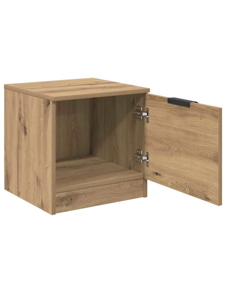 Armadietto per letto 2 pcs rovere artigianale 40 x 39 x 40 cm