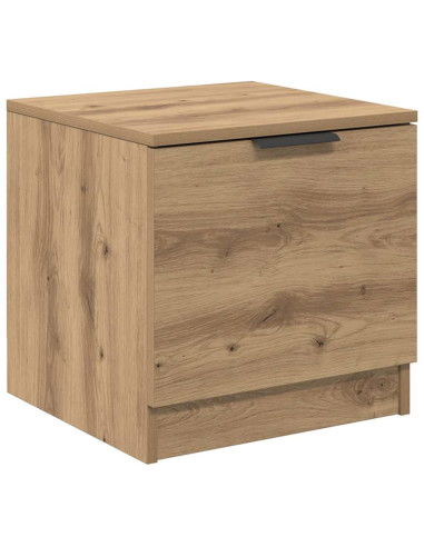Armadietto per letto 2 pcs Rovere artigianale 40 x 39 x 40cm