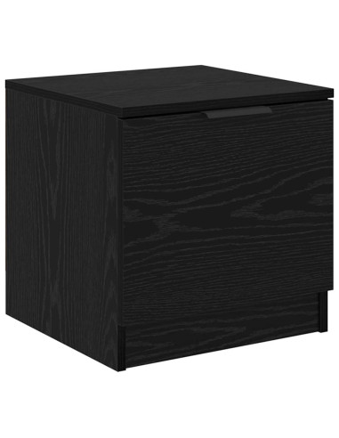 Armadietto per letto 2 pcs Rovere Nero 40 x 39 x 40cm