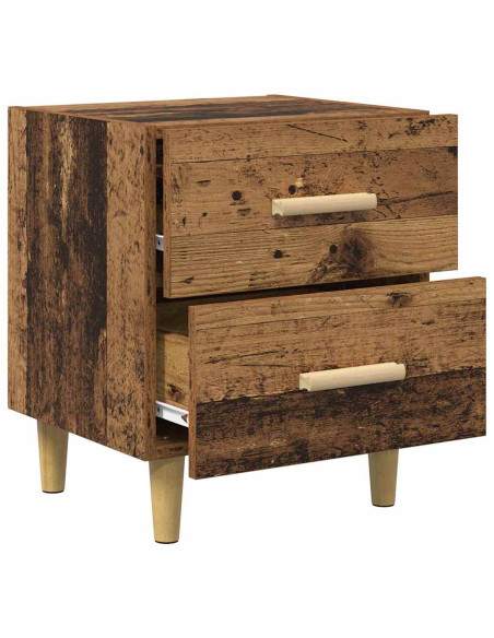 Armadietto per letto 2 pcs Legno vecchio 40 x 35 x 47,5 cm