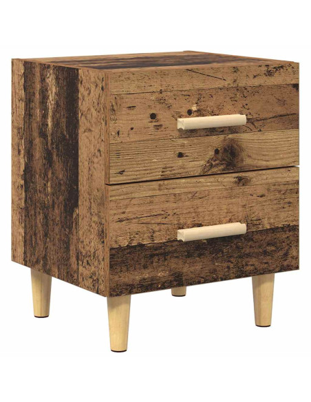 Armadietto per letto 2 pcs Legno vecchio 40 x 35 x 47,5 cm