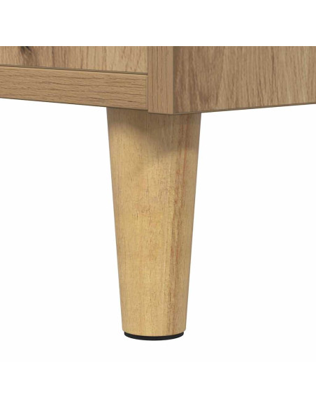 Armadietto per letto rovere artigianale 40 x 35 x 47,5 cm