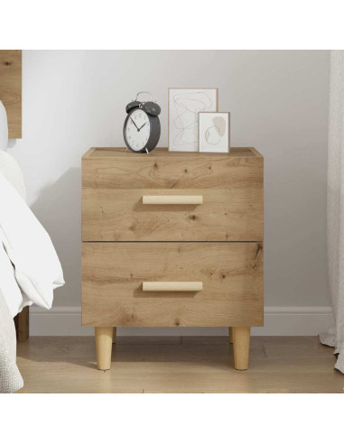 Armadietto per letto Rovere artigianale 40 x 35 x 47.5cm