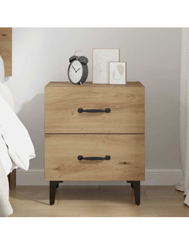 Armadietto per letto Rovere artigianale 40 x 35 x 47,5 cm