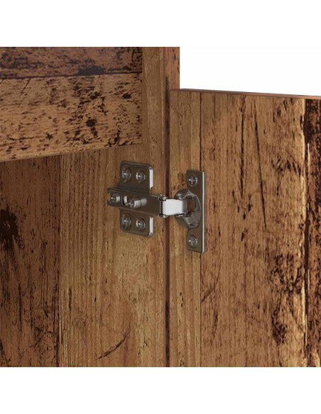 Armadio da Notte con cassetto Legno vecchio 40 x 35 x 70 cm
