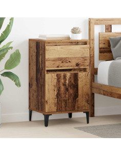 Armadio da Notte 2 pcs Legno vecchio 40 x 35 x 70 cm 2