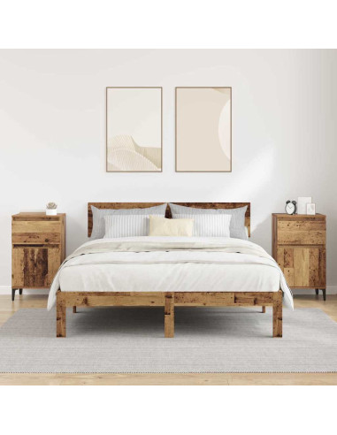 Armadio da Notte 2 pcs Legno vecchio 40 x 35 x 70 cm