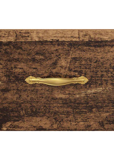 Armadio da Notte con cassetto Legno vecchio 40 x 35 x 47,5 cm 2