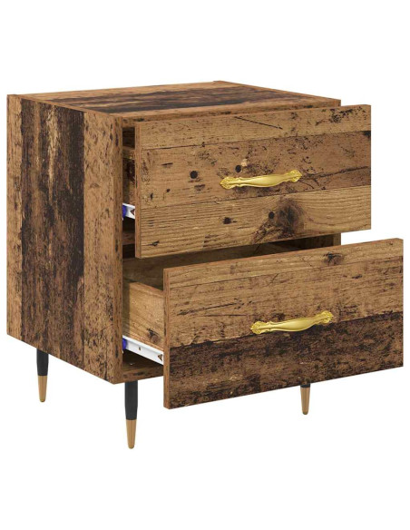 Armadio da Notte con cassetto Legno vecchio 40 x 35 x 47,5 cm