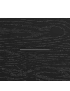 Armadio da Notte con cassetto Rovere Nero 40 x 35 x 47,5 cm 2