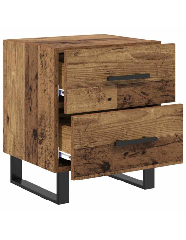 Armadio da Notte con cassetto Legno vecchio 40 x 35 x 47,5 cm