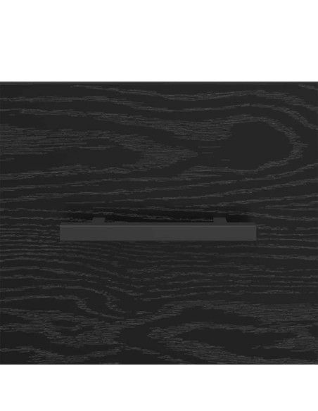 Armadio da Notte con cassetto Rovere nero 40 x 35 x 47,5 cm
