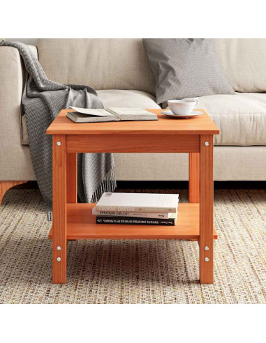 Tavolino da salotto Cera marrone 50 x 50 x 45 cm