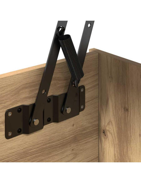 Tavolino da salotto Rovere artigianale 102 x 50,5 x 46,5 cm