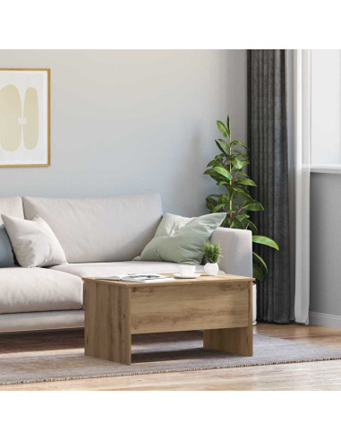 Tavolino da salotto Rovere artigianale 102 x 50,5 x 46,5 cm