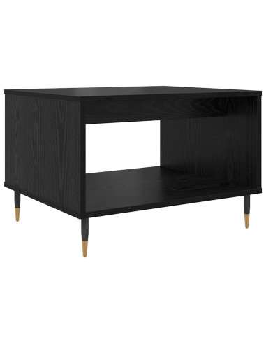Tavolino da salotto Rovere nero 60 x 50 x 40 cm