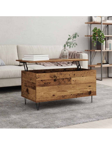 Tavolino da salotto Legno vecchio 90 x 44.5 x 45 cm