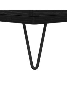 Tavolino da salotto Rovere nero 90 x 44.5 x 45 cm 2