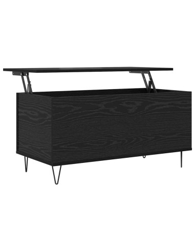 Tavolino da salotto Rovere nero 90 x 44.5 x 45 cm