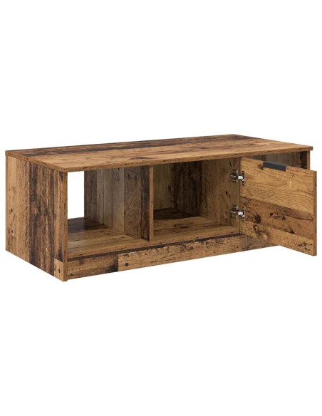 Tavolino da salotto con cassetto Legno vecchio 102 x 50 x 36cm