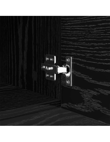 Tavolino da salotto con cassetto Rovere Nero 102 x 50 x 36cm