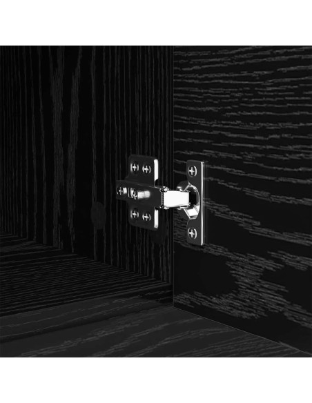 Tavolino da salotto con cassetto Rovere Nero 102 x 50 x 36cm