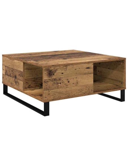 Tavolino da salotto Legno vecchio 80 x 80 x 36.5 cm